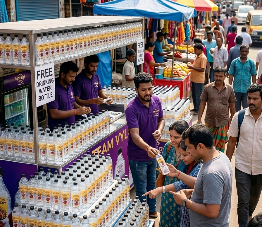 Receive the bottle